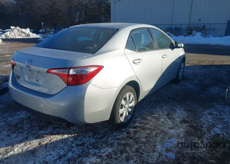 2016 Toyota Corolla Le из США, поврежденный, VIN 2T1BURHE5GC595252